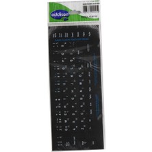 Novis Liora Addison 300169 Rusça Q Siyahklavye Stıker
