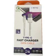 Zemira Elba MT-DT2MT 3 Metre Type-C Data Kablosu