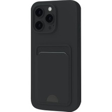 xirshop Iphone 16 Plus Kılıf Kelvin Kartvizitli Silikon - Siyah