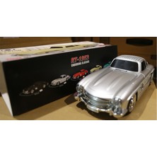 Negok Everton RT-1953 Silver Gri Arabalı Bluetooth Fm-Usb-Tf-Aux Şarjlı Nostaljik Radyo