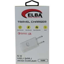 Negok Elba ELB08 5W 1.2A Hızlı Şarj Akıllı Koruma USB Ev Şarj Kafa