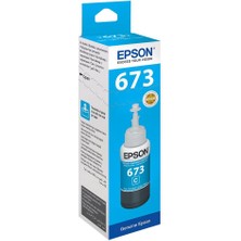 Negok Epson T6732 Cyan Mavi Şişe Mürekkep T67324A
