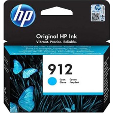 Paxteks Hp 912 Cyan Mavi Kartuş 3YL77A