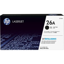 Tuba Toptaş Hp 26A Black Siyah 3.100 Sayfa Toner CF226A