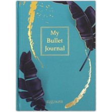 Ela's Paper My Bullet Journal Defter (Tropikal Mavi)