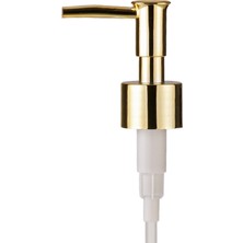 Feyza Design Altın Parlak Yedek Sıvı Sabun Pompası, Şık ve Dayanıklı Plastik Tasarım