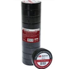 Dukkanıum Mutlusan 10-19 Izole Bant 10LU (Elektrik Bant) Siyah 065133001019