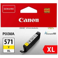 Negok Canon CLI-571XL Y Yellow Sarı Yüksek Kapasiteli Mürekkep Kartuş TS5050-9050