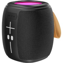 Mikado MD-888 Cube Siyah 5W 1200MAH Bt-Tf-Usb-Led Işıklı Speaker Hoparlör