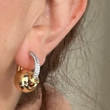 Theory Jewelry Sphere In Round Küpe