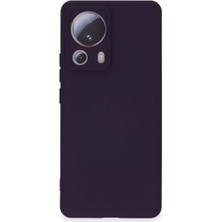 xirshop Xiaomi Mi 13 Lite Kılıf Nano Içi Kadife Silikon - Mor