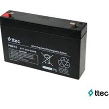 Ttec 6V 7AH Bakımsız Kuru Akü