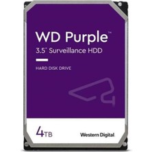 Stylmenplus Wd 4tb 3.5 Purple WD43PURZ Sata3 5400RPM 64MB 7-24 Guvenlık Harddisk (Resmi Distribitör Ürünü)