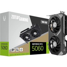 Zemira Zotac Geforce RTX5060 8gb Gddr7 128BIT 3xdp-Hdmi (Geforce Rtx 5060 Gaming Twin Edge) Ekran Kartı