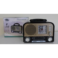 Everton RT-670 Bluetooth Usb-Micro Sd Saatli Nostaljik Radyo