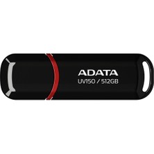 CT Stones Adata UV150-512GB Usb3.2 Gen1 Black Flash Bellek