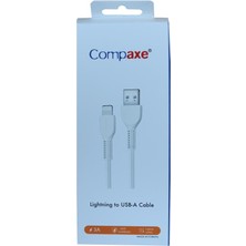 No35 Compaxe Ctk-Blu USB 3.0 1mt 3A Lightning Şarj Kablosu