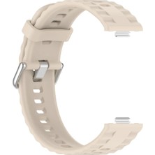 No35 Newface Huawei Watch Fit 3 Klasik Kordon - Krem