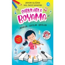 Minik Damla Şarkılarla Boyama (4 Kitap)