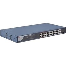 MK Beykoz Hikvision DS-3E1326P-EI 24 Port 10-100-1000 Mbps Gigabit Switch 370W