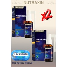 Nutraxin Propolis Sprey 30 ml (2 Adet) +Hap Kutusu