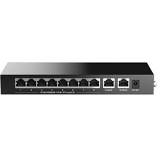 Novis Liora H3C Magic BS210T-HP 8 Port Poe+ 2 Port Uplink 10-100-1000 Mbps 110W Metal Kasa Swich
