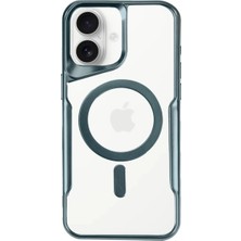 xirshop Iphone 16 Plus Kılıf Boyi Magsafe Silikon Kapak - Turkuaz
