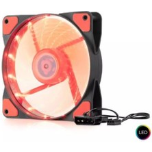 Novis Liora Hadron HDX1520 12CM Kasa Fanı Performans 4pin LED Siyah