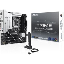 Zemira Asus Prime Z890M-PLUS Wifi 7600MHZ Oc Wi-Fi 7 Ddr5 Soket 1851 M.2 HDMI Dp Matx Anakart