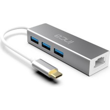 Dukkanıum Inca Itpc-3t USB C USB 3.0+ RJ45 Ethernet Çoklayıcı
