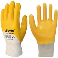 Maxdora Beybi Pamuk Nitril Pmk KN350 10 Beden Eldiven 12LI Paket EN388 (2111X)