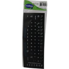 Zemira Addison 300161 Türkçe Q Siyah Klavye Stıker