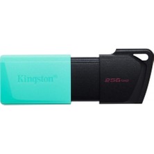 Uslucan Alışveriş Kingston DTXM-256GB 256GB Usb3.2 Gen1 Datatraveler Exodia M (Black + Teal) Flash Bellek