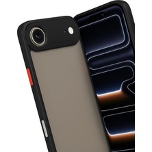 No35 Newface Iphone 17 Air Kılıf Montreal Silikon Kapak - Siyah