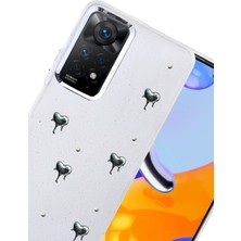 No35 Newface Xiaomi Redmi Note 11 Pro Fiyonk Desenli Kapak - Desen 1