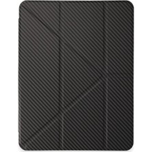 xirshop Ipad Pro 13 (2024) Kılıf Color Karbon Tablet Kılıfı - Koyu Gri