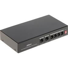 MK Beykoz Dahua PFS3006-4ET-36 6 Port 10-100 (4 Poe + 2fe Uplınk Toplam 36W Poe)