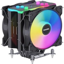 Cash Dukkan Dark DKCCX129 Freezer X129 2xaddresseble Rgb LED Fanlı Kule Tipi Soğutucu