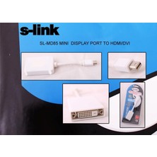 Uslucan Alışveriş S-Link SL-MD85 Mini Display Erkek To Dvı 24+5 Çevirici