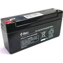 No35 Ttec 6V 3.2AH Bakımsız Kuru Akü