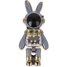 No35 Newface Astro Stand Tavşan Astronot - Açık Mavi