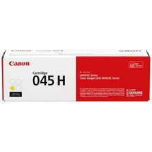 Cash Dukkan Canon CRG-045H Y Yellow Sarı 2.200 Sayfa Yüksek Kapasite Toner MF635-631 LBP613