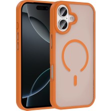 Apple iPhone 17 Kılıf M-Safe Şarj Özellikli Mat Arka Yüzey Zore Sio Kapak