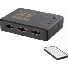 Stylmenplus Hadron HDX1308 3 Port HDMI Switch 3giriş 1çıkış 4K Kumandalı