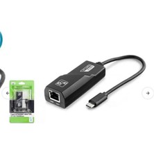 AK-SA-STR Hadron HDX5273 Type-C 3.0 Ethernet Çevirici Adaptör 10-100-1000 Mbps