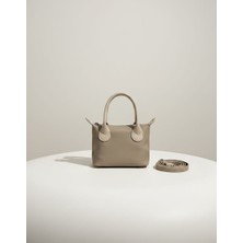 Han Çanta Bej Mini El ve Omuz Cantası