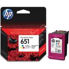 Negok Hp 651 Color Renkli Kartuş C2P11AE
