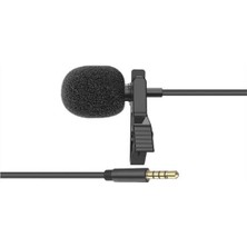 Dukkanıum Snopy SN-M20 Siyah Akıllı Telefon ve Youtuber Metal Mandallı, Yaka Mikrofonu