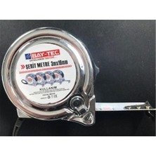 Maxdora Bay-Tec MK4145 3mt 16MM Krom Şerit Metre
