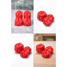 3D Baskı Katlanabilir Fidget Küp – Stres Azaltıcı Zeka Oyunu – Masa Oyuncağı